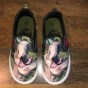 Jurassic World slip on shoes